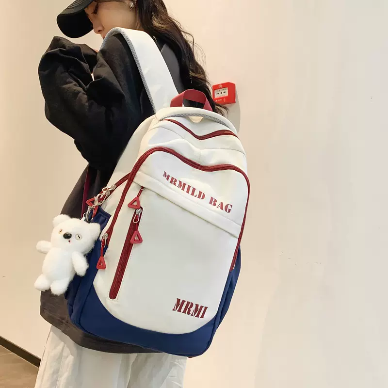 双肩包男大容量户外出行旅行背包ins风高颜值初中生高中生书包女