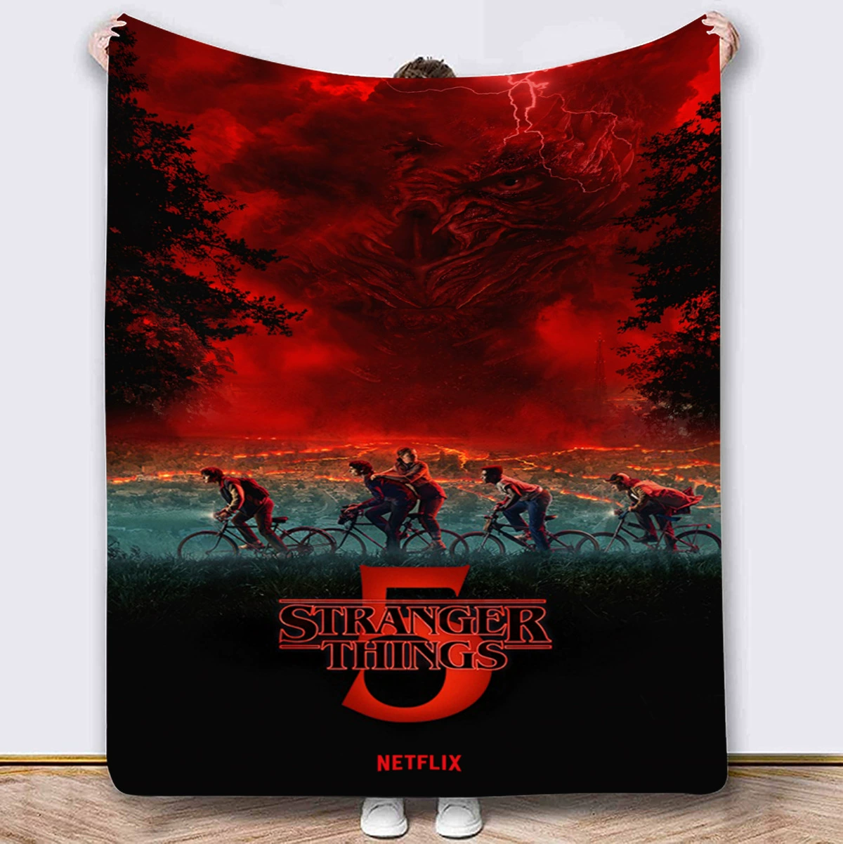 Amazon’S 2025 Peak Season Hot Product Stranger Things Movie Flannel Blanket