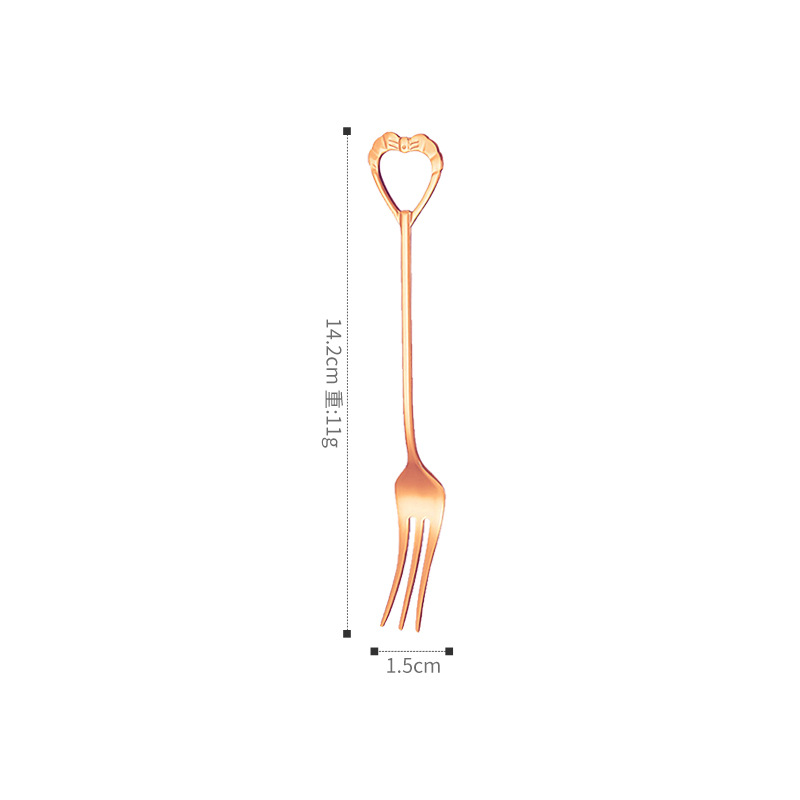 304 cuchara de cáscara de acero inoxidable creativo lindo café Mezcla cuchara pastel postre cuchara tenedor fruta regalo de la mano