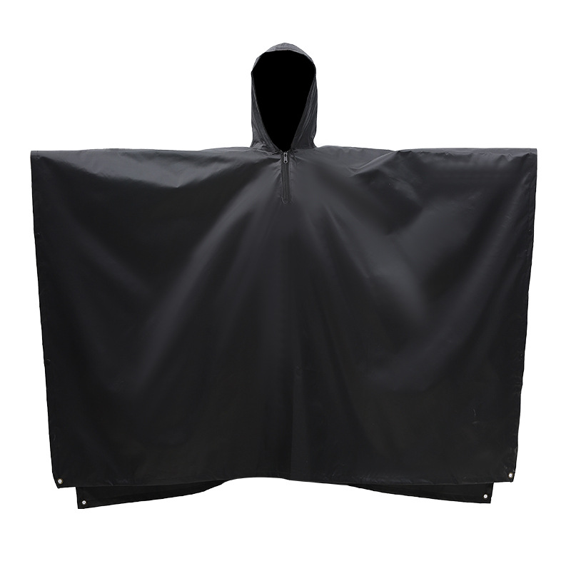 Comercio exterior impermeable al aire libre tres en uno poncho 210T poliéster PU viaje senderismo capa montañismo pesca capa impermeable