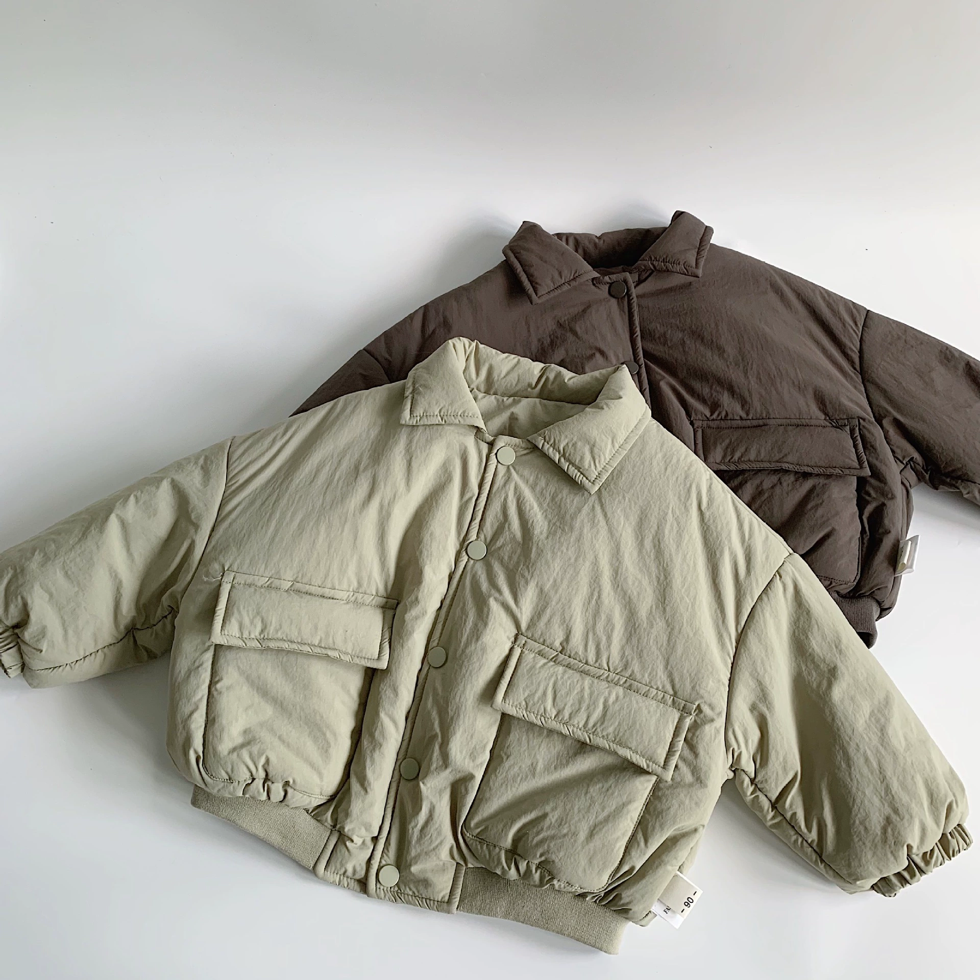 Демисезонная детская куртка с пухом для мужчин и женщин, oversize, увеличенная толщина