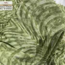 厂家直销 新款网纱印花布料连衣裙全涤工艺春夏服装花色面料