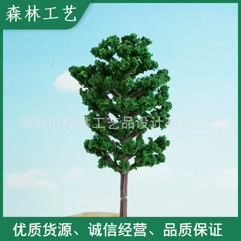 Песочный стол модель здания дерево мох микропейзаж фон зеленое ложное дерево микропейзаж Тунг дерево-мелкая дыра порошок дерева