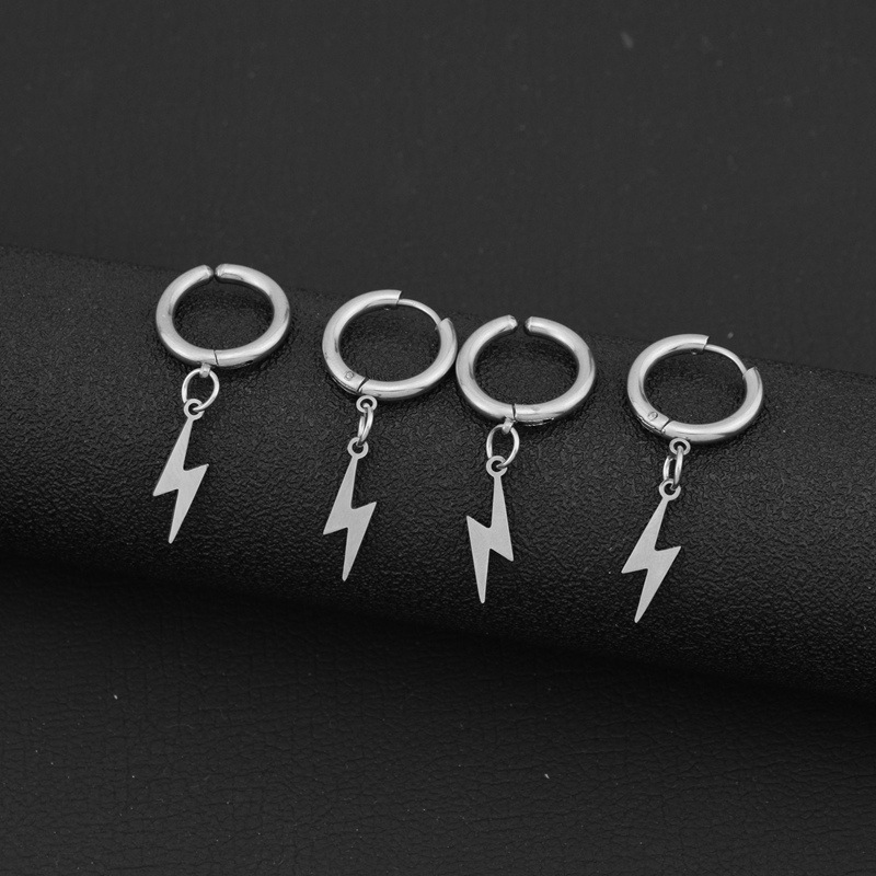 Minimalistične uhani strela za moške in ženske_voghion.com