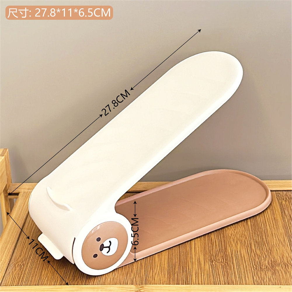 Zapatero moderno simple estante de almacenamiento de zapatos de doble capa integrado ajustable hogar dormitorio sala de estar soporte de zapatos de plástico