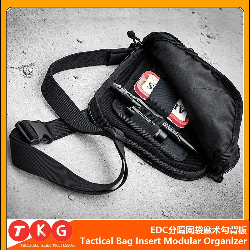 Outdoor EDC separation mesh tactical paste magic hook backboard can stick vest backpack expansion tool packs