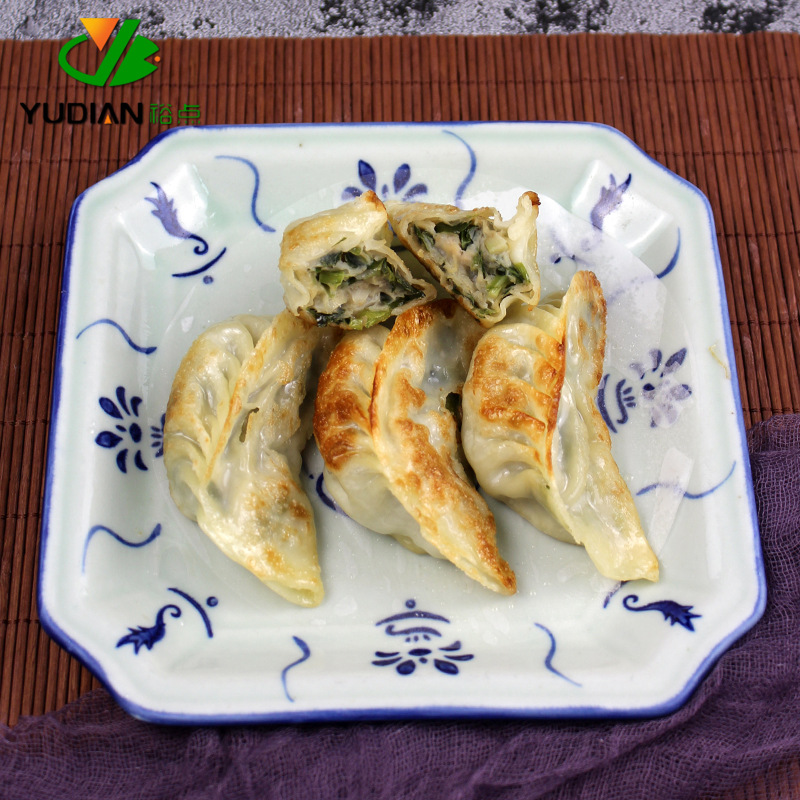 Yudian leek dumplings, pan-fried dumplings, Cantonese tea house snacks, steamed dumplings, breakfast frozen semi-finished dumplings, frozen dumplings
