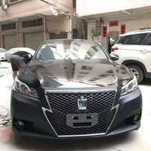 适用于丰田日规皇冠14代改装前杠总成 前杠 ABS吸塑中网注塑