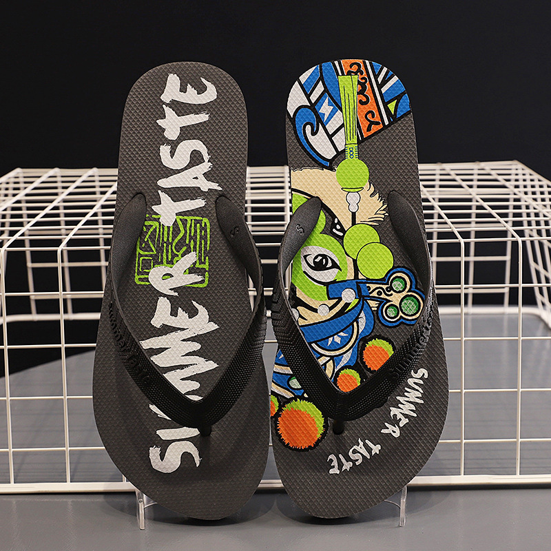 Zapatillas de verano antipatinantes para hombres Zapatillas de moda personales al aire libre nuevos zapatillas de playa para hombres