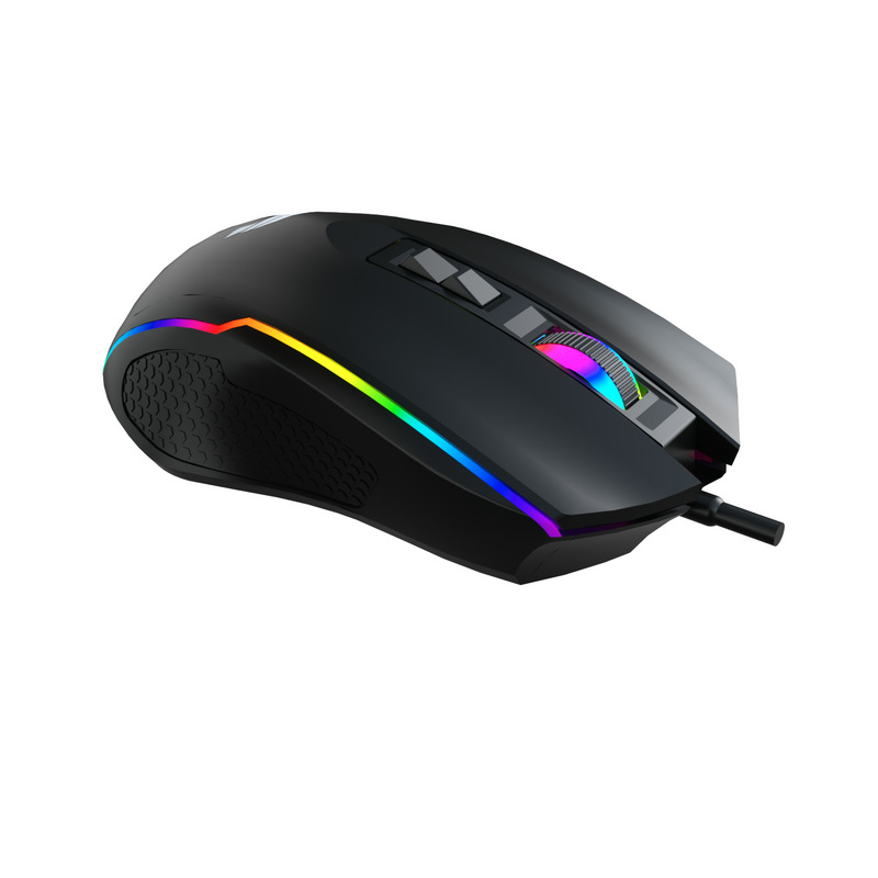 Gioco di eSport cablato, mouse retroilluminato M45 che mangia pollo, mouse per computer CF gaming lol_voghion.com