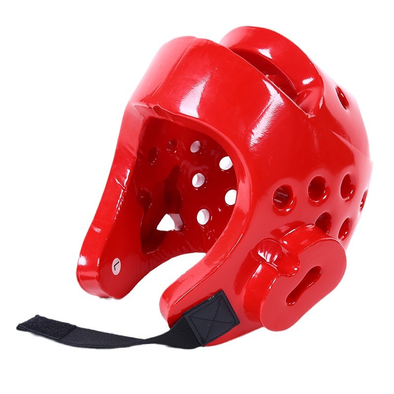 Casco de boxeo adulto niños protección de cabeza de combate real Sanda Thai boxeo competencia protección de la cabeza facial Sanda máscara casco