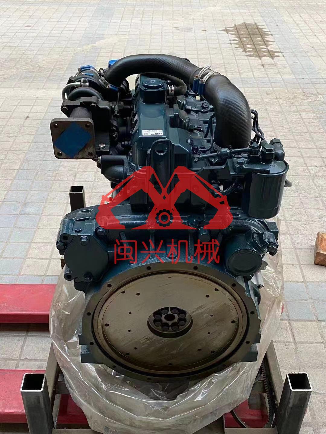 适用久保田V3307-T发动机总成挖机配件曲轴柴油泵四配套缸体缸盖