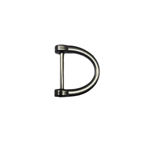 Zinc Alloy Horse Shoe Clip Metal D-Shaped Half Round Car Key Chain Hardware Accessory Disassembly Factory Wholesale Electroplating