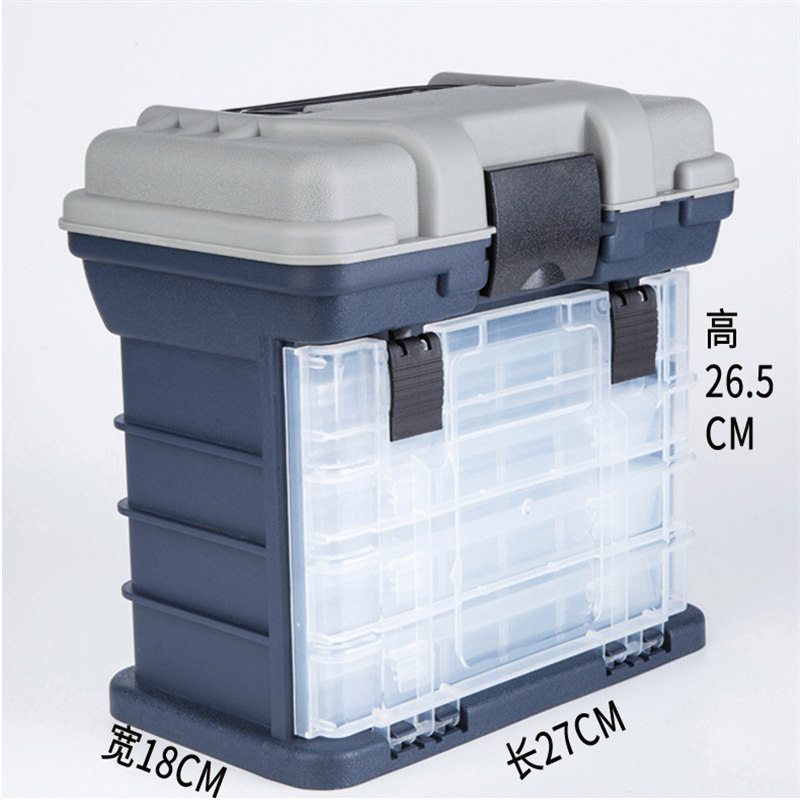 Multifunción portátil carretera sub-Caja caja de pesca cajón herramienta cebo caja de almacenamiento caja de pesca