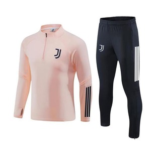 Miami Home Pink Half-Zip Long-Sleeved Football Training Suit suit Light Board Adult Sportswear