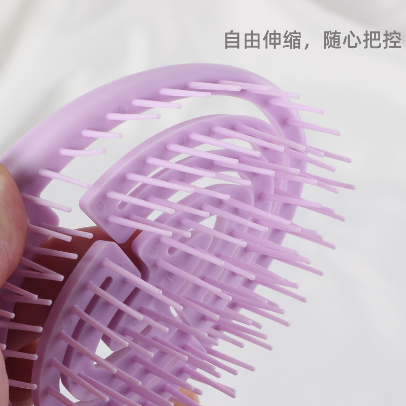 Peine de masaje portátil para cabello seco y húmedo