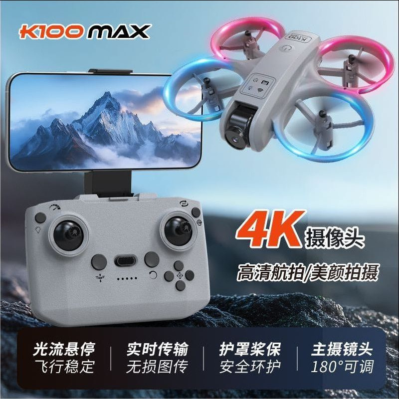 New K100Max Mini Drone High-Definition Aerial Photography Aircraft Optical Flow Dual Camera Fixed Height Aircraft Gt3 V66