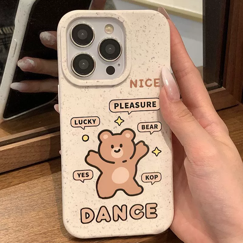 Apple, совместимый чехол для телефона, iPhone 13, с маленькими медведями, iphone, 16promax, 12, защита от падения