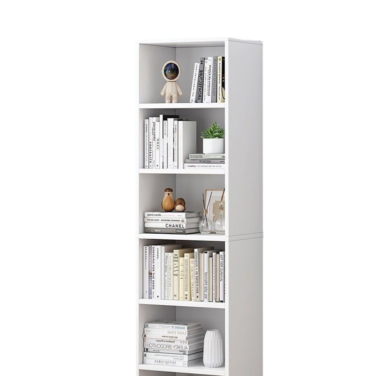 Estantería para sala de estar, estante de almacenamiento simple para el hogar, armario de almacenamiento combinado de pie, librero pequeño para espacios estrechos, almacenamiento de esquina de pared. image 6