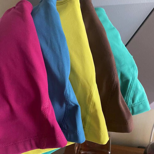 Lemon yellow vest, wild berry color, multi-color push-up yoga vest with chest pads, short fitness sports bra