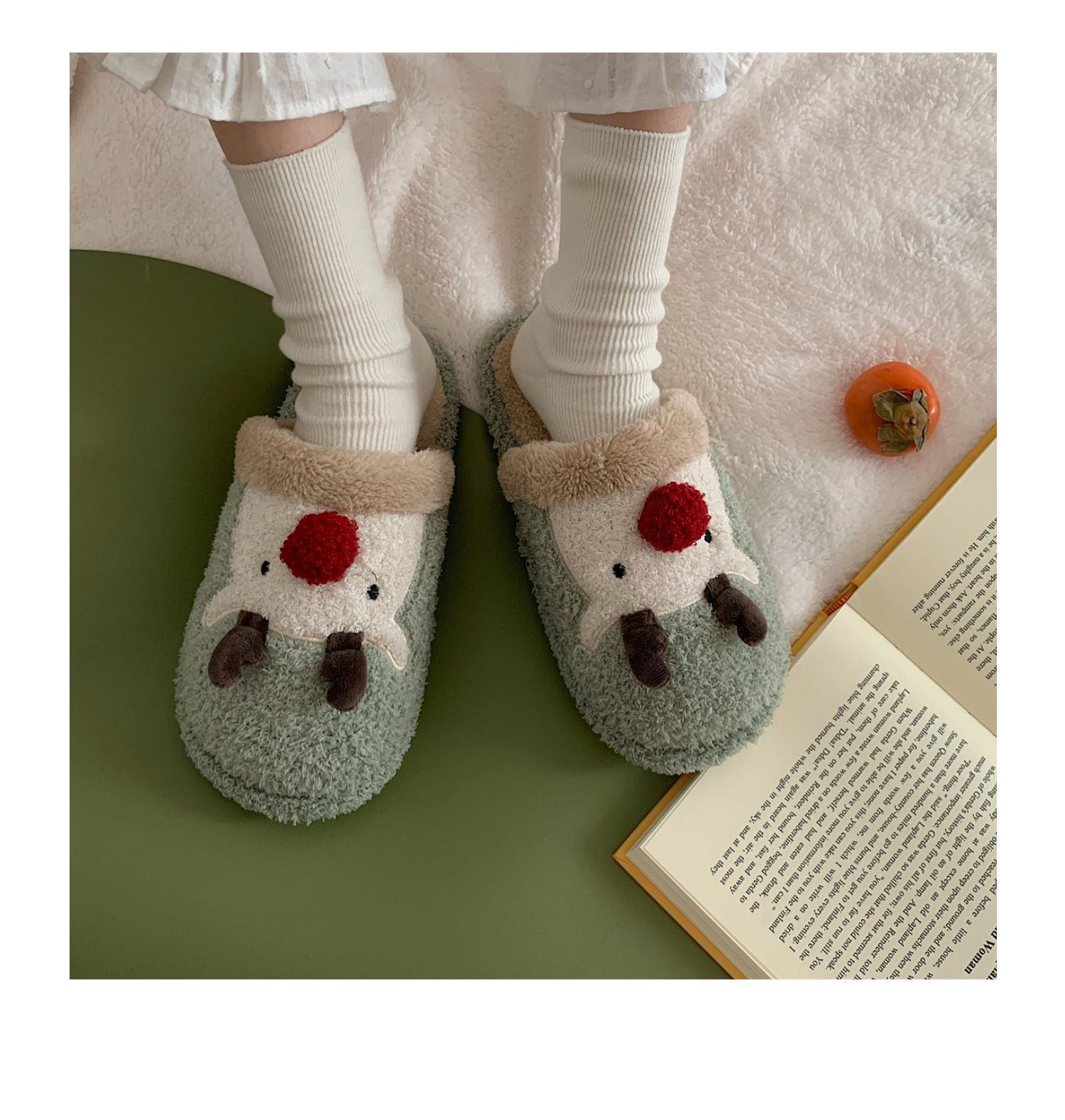 Women's Cute Cartoon Round Toe Cotton Slippers display picture 26