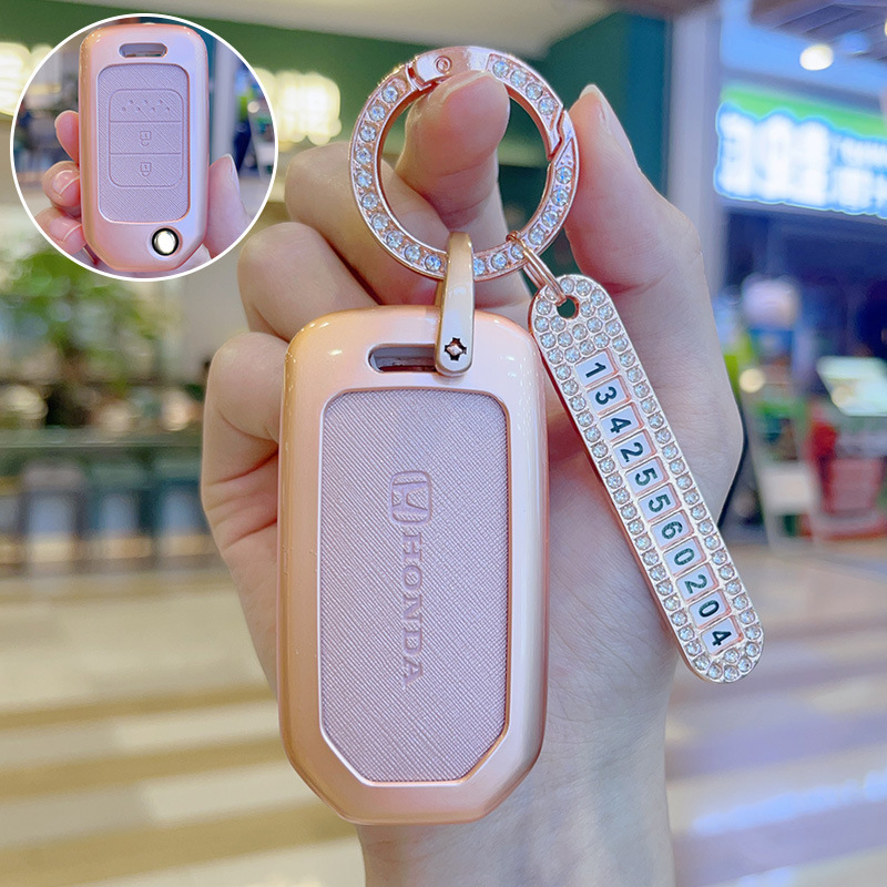 ホンダのキーカバーを適用します。女性十一代アコード十代思域crv型格xrv冠道英仕派のキャンバスボタンです。|undefined