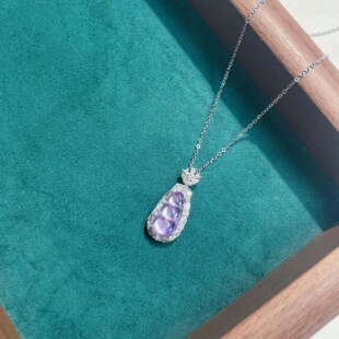 S925���y����ʽ��Ȼ��ˮ���ļ����朸�����ʯ����Ů�߼����Ʒ