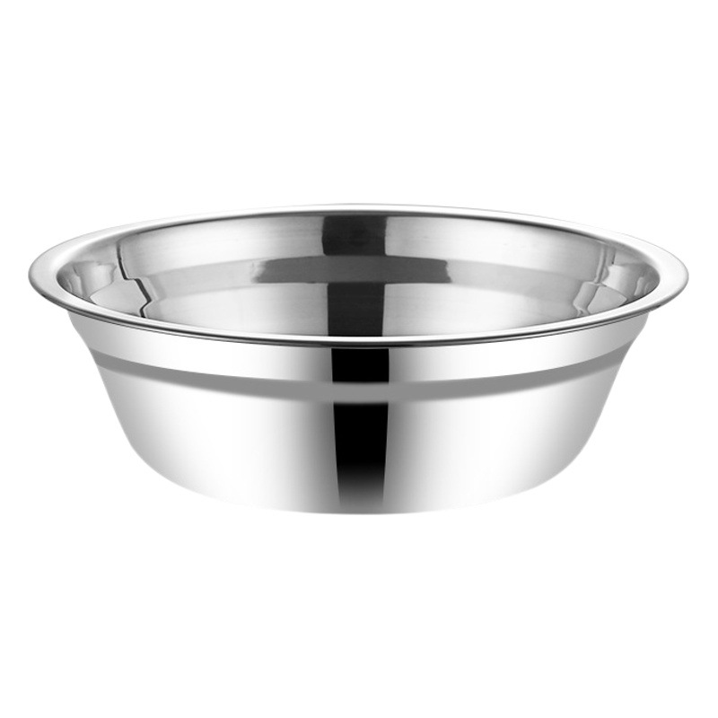 Non-magnetic stainless steel soup basin household round soup basin small Bowl soup bowl vegetable bowl rice bowl canteen seasoning basin wholesale