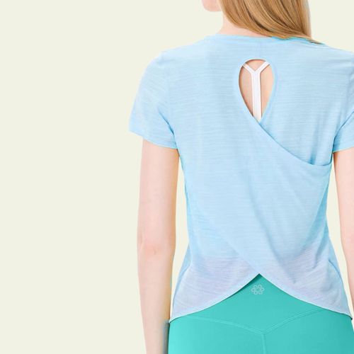 2024 New Lulu Yoga Short Sleeve Loose Breathable Running T-Shirt Breathable Sports Top for Women Running Fitness