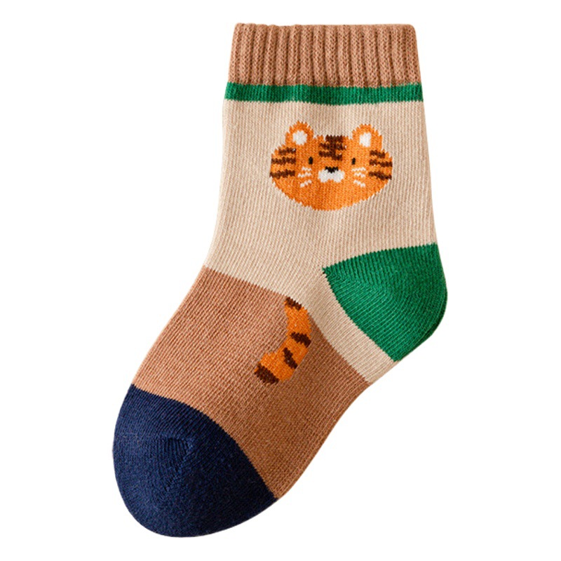 Nuevos calcetines de otoño para niños, calcetines de tubo, niños de 6-12 años, calcetines de algodón, calcetines para niños, niñas, calcetines para bebés, primavera y otoño