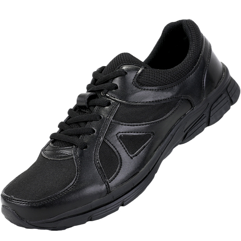 summer Net surface Training shoes black Low ventilation Jiefang Xie fire control Training shoes wear-resisting light