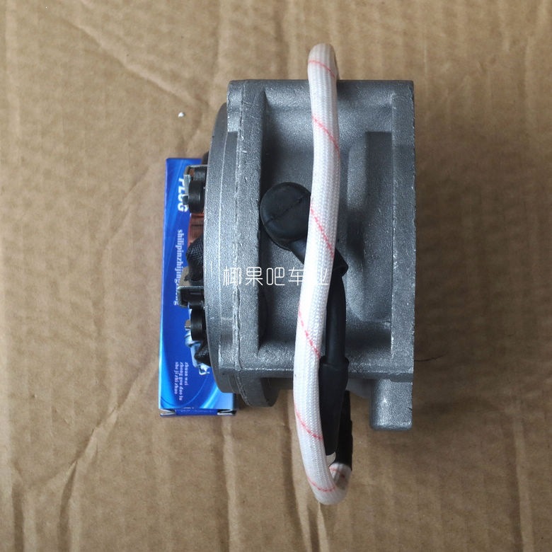 Two-stroke 49CC engine mini dirt bike modification and upgrade with electric starter motor coil