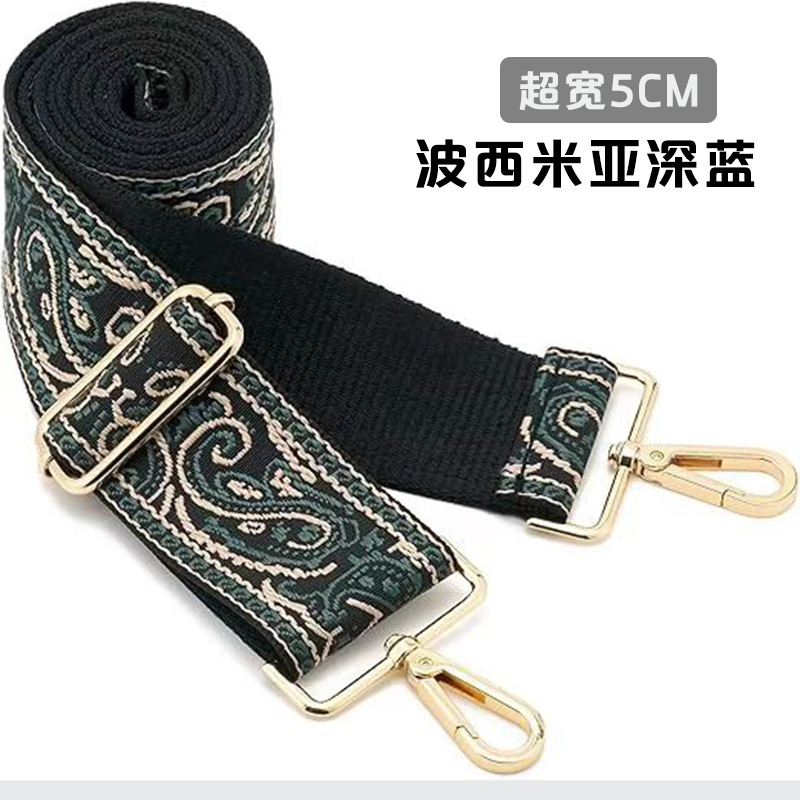 Bolso bandolera con accesorios ultra anchos, bolso de color, correa gruesa, correa de repuesto alargada, correa de hombro de bolso universal ajustable