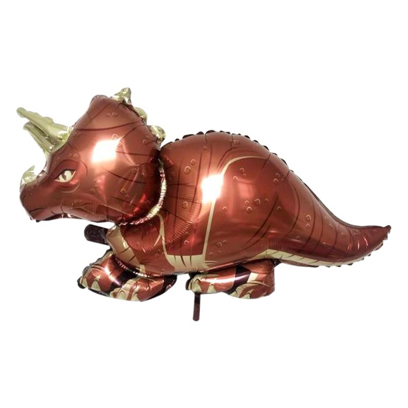 Globo de dibujos animados dinosaurio película de aluminio globo decoración fiesta de cumpleaños puesto levantar globo de papel de aluminio globo de dibujos animados