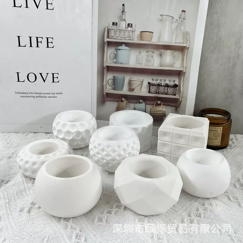 Круглая квадратная цветочная горшок, силиконовая форма, коробка для хранения