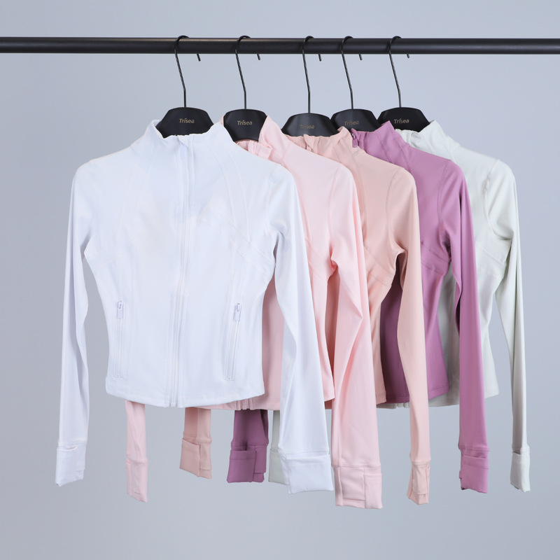 In-Stock Lulu Original Label Define Short Stand-Collar Jacket for Yoga and Running, Women's Slim-Fit, Slimming, Stretchy, Shaping In-Stock Lulu Original Label Define Short Stand-Collar Jacket for Yoga and Running, Women's Slim-Fit, Slimming, Stretchy, Shaping