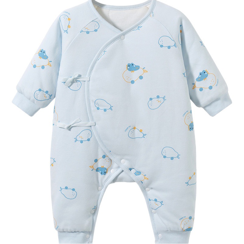 Ropa de bebé recién nacido Primavera, otoño e invierno temprano nacido fino acolchado 0 caliente 3 meses y Shang niño romper traje Bebé Ropa