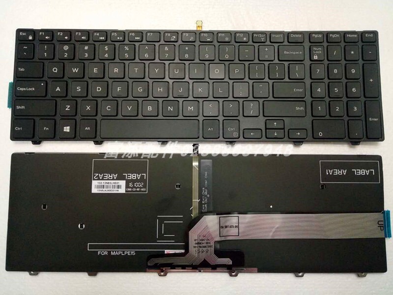 For Dell 5547 3541 3542 3543 3558 5542 5543 5545 15 3000 Keyboard