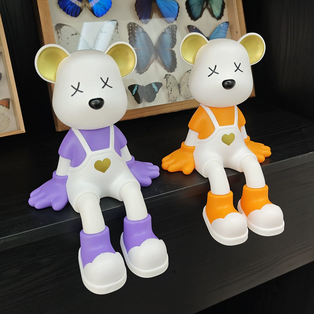 Фигурка Микки в плаще, фигурка агрессивного медведя, украшение для гостиной, прихожей, тумбы под телевизор, рабочего стола, домашнего винного шкафа.