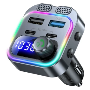 Yeni T37 Avtomobil MP3 pleyer, Dual Type-C, Pd36W sürətli şarj, Bluetooth FM ötürücü