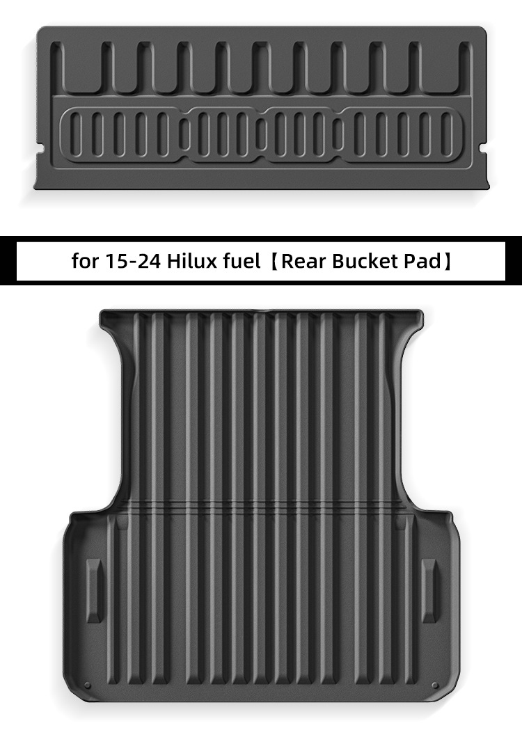 Suitable for Toyota Series Car Trunk Mats Tpe Rear Bucket Mats Fully Environmentally Friendly Trunk Mats Backrest Mats Cross-Border