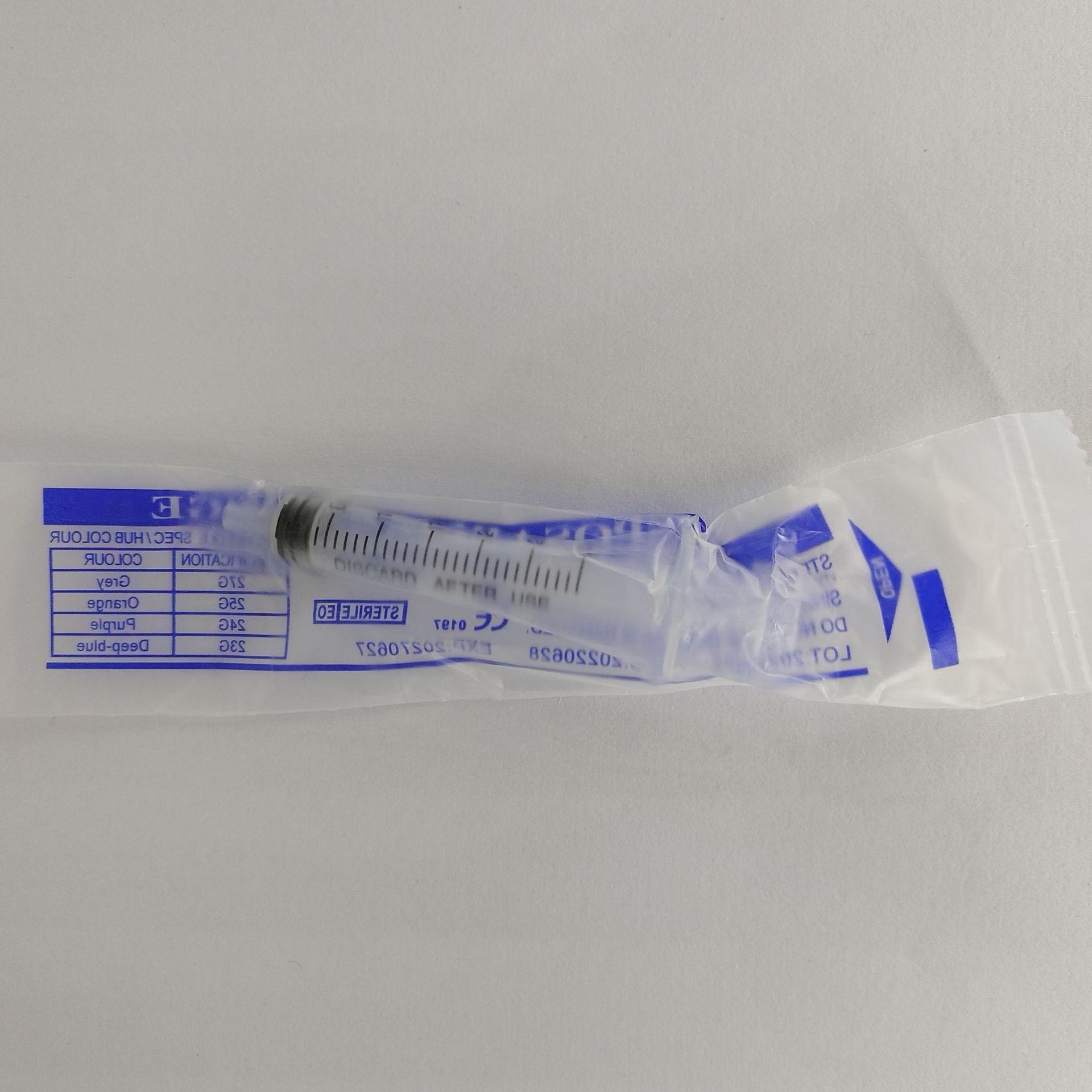 Comercio exterior al por mayor 1-500ml jeringa de plástico desechable boca recta con aguja jeringa animal