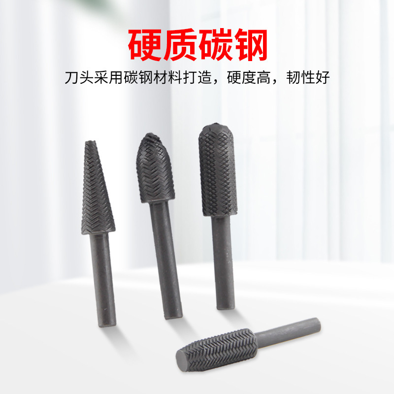 木工ロータリーファイル木材軟金属錆取り硬材研磨拡張電動研削ヘッド 5 個セットエンボスファイル|undefined