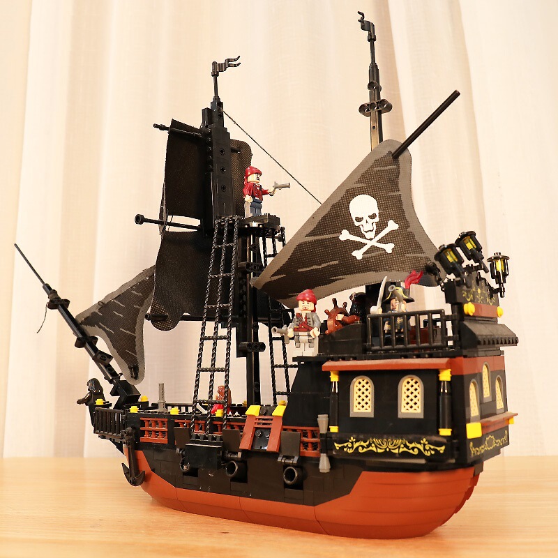 Gudi building blocks 50401 Caribbean Black Pearl model puzzle boy pirate ship 6 years old toy gift wholesale Gudi building blocks 50401 Caribbean Black Pearl model puzzle boy pirate ship 6 years old toy gift wholesale