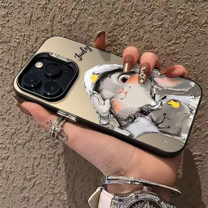 Nueva funda para teléfono móvil iphone16 aplicable europea y americana Apple 15promax/14 anti-caída 13pro12 personalidad 11xr