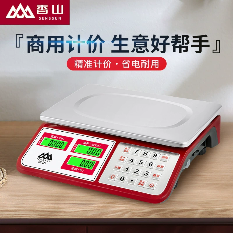 Электронные весы Xiangshan Коммерческая водонепроницаемая 30 кг рынок для продажи овощей для продажи фруктов