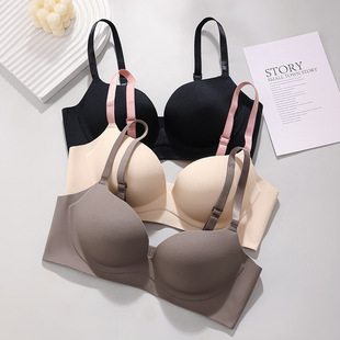 Seamless Intimates for Women with Small Breasts, Push-Up and Big Breasts, No Steel Rims, Breast Reduction, Anti-Sagging, Adjustable Breast Lift and Fixed Bra