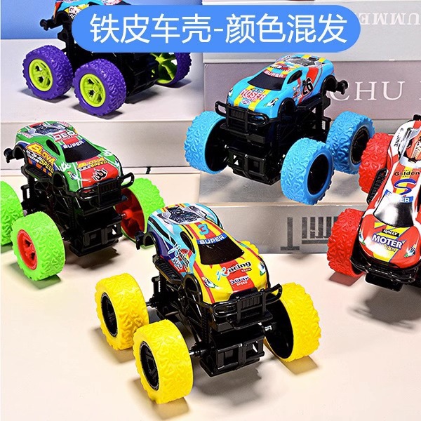 Vehículo todoterreno con tracción en las cuatro ruedas transfronterizo coche de juguete para niños doble inercia simulación de rotación de 360 grados Stunt car Stunt venta al por mayor
