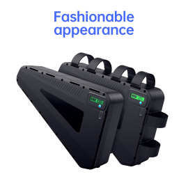 外贸款48V30AH三角形电动自行车锂电池横梁电瓶车电池