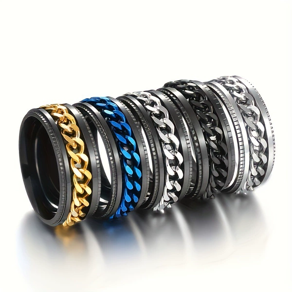 Embossed black five-piece set
